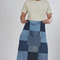 Repurposed Unisex Upcycled Denim Jeans Apron (adult)