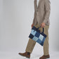 Upcycled Patched Laptop Sleeve With Handle