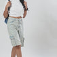 Upcycled Handcrafted Denim Jeans Blue Convertible Tote Bag