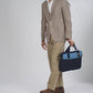 Upcycled Unisex Denim Sleek Laptop Messenger Bag (Large)
