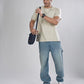 Upcycled Crossbody Unisex iPad sling Bag