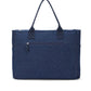 Repurposed Denim Jeans Shaded Laptop Tote - Dwij - 