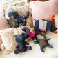 Repurposed Upcycled Jeans Embroidered Toy - Puppy Dog - Dwij