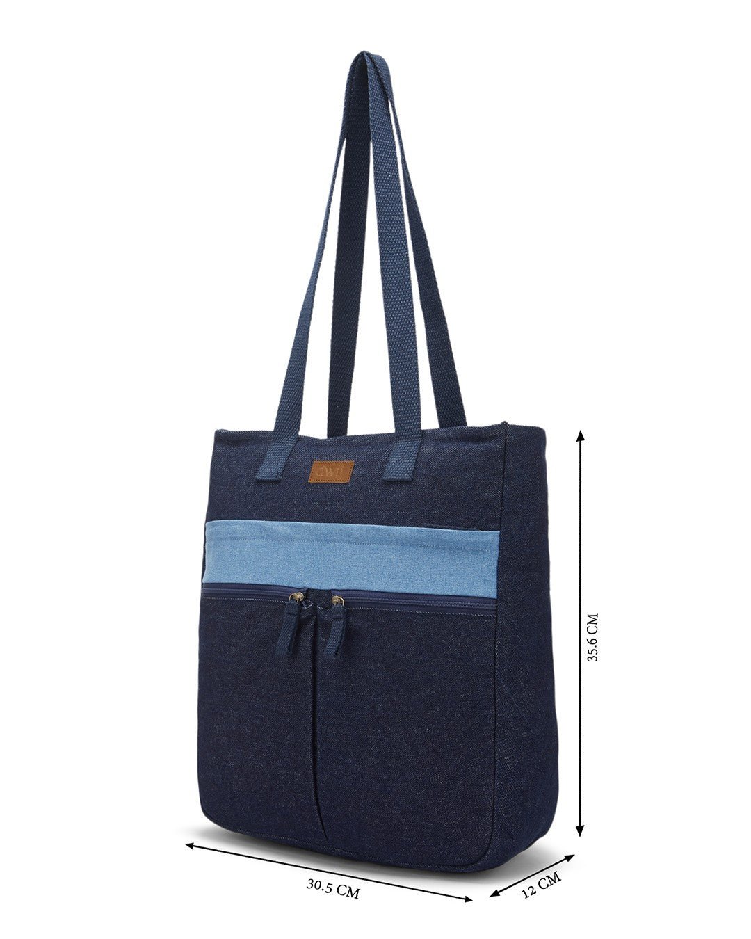 Upcycled Carryall Unisex Denim Convertible Tote Backpack - Dwij - 