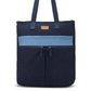 Upcycled Carryall Unisex Denim Convertible Tote Backpack - Dwij - 