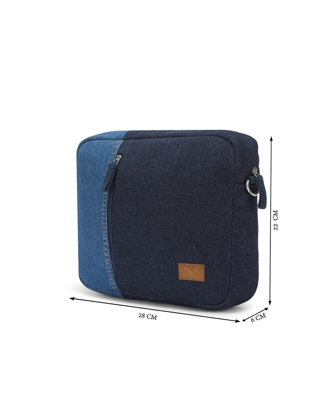 Upcycled Crossbody Unisex iPad sling Bag - Dwij - 