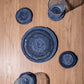 Upcycled Denim Coasters (1 Big and 4 small) - Dwij