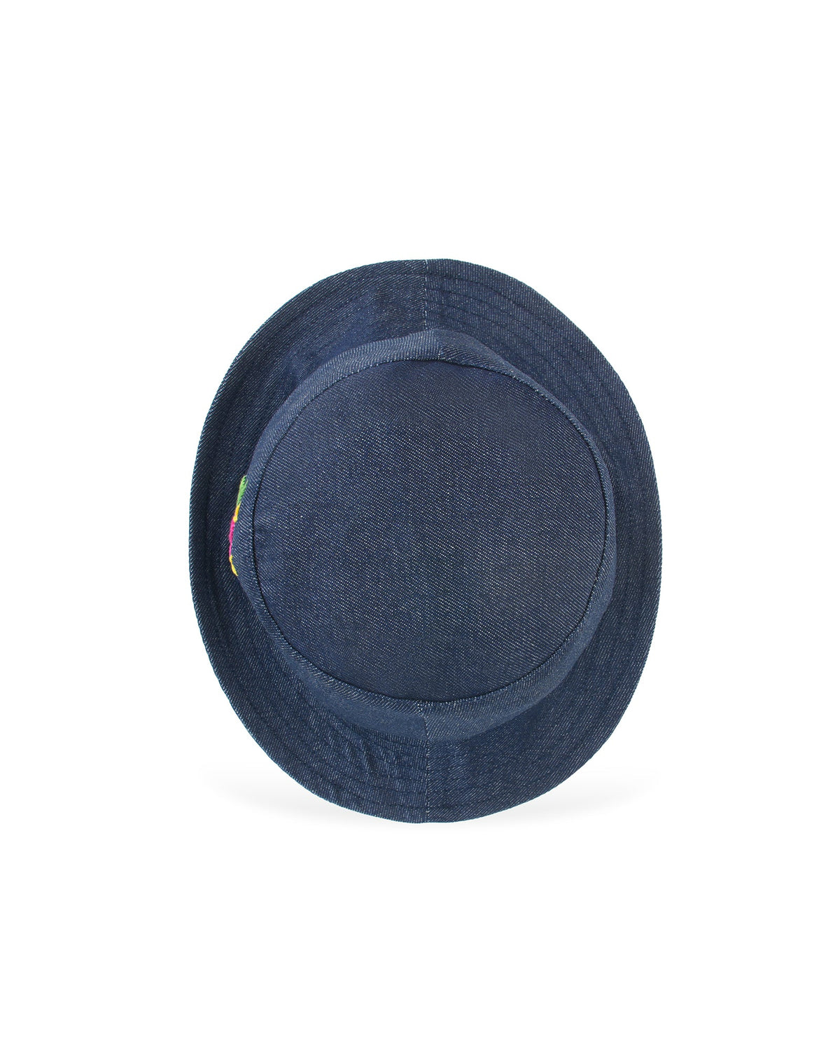 Upcycled Denim Hand Flower Embroidered Bucket Woman Hat - Dwij -
