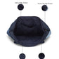 Upcycled Denim Jeans Blue Chequered Tote Bag Dark - Dwij - 