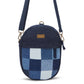 Upcycled Denim Jeans Patched Oval Fanny pack (two way bag) - Dwij - 