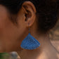 Handcrafted Upcycled Jeans Earrings Falguni