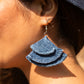 Handcrafted Upcycled Jeans Earrings Jyestha