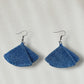 Handcrafted Upcycled Jeans Earrings Falguni