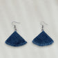 Handcrafted Upcycled Jeans Earrings Ashwini