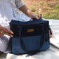 Upcycled Eco friendly Denim Jeans Lunch Bag (Small)