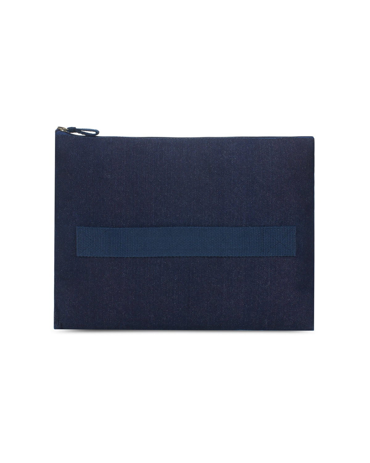 Upcycled Denim Offbeat Laptop Sleeve - Dwij -