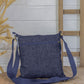 Upcycled Denim Jeans Velocity Crossbody Sling Bag