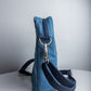 Upcycled Denim Unisex Breakfree Sling Bag - Dwij