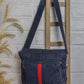 Upcycled Handcrafted Unisex Crossbody Office Sling Bag