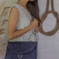 Upcycled Eco friendly Denim Jeans Blue Wonder Tote Bag