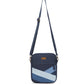 Upcycled Diagonal Striped Denim Breakfree Sling - Dwij - 
