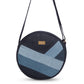 Upcycled Diagonal Striped Denim Circular sling - Dwij - 