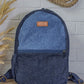 Upcycled Eco friendly Day Travel Backpack Bag - Dwij