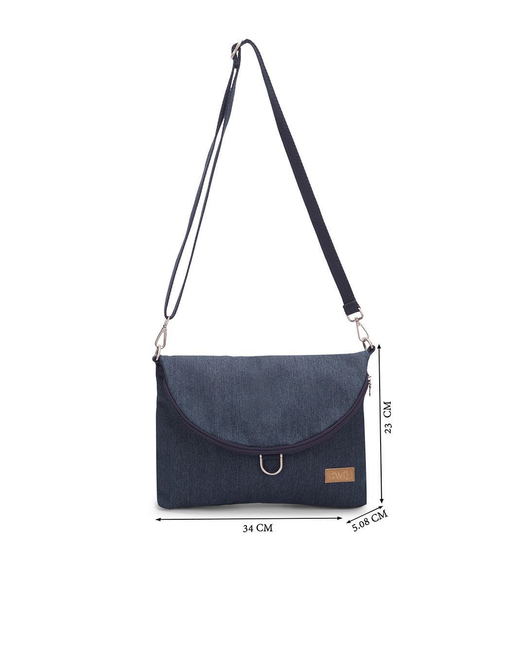 Upcycled Eco friendly Denim Jeans Blue Wonder Tote Bag - Dwij - 