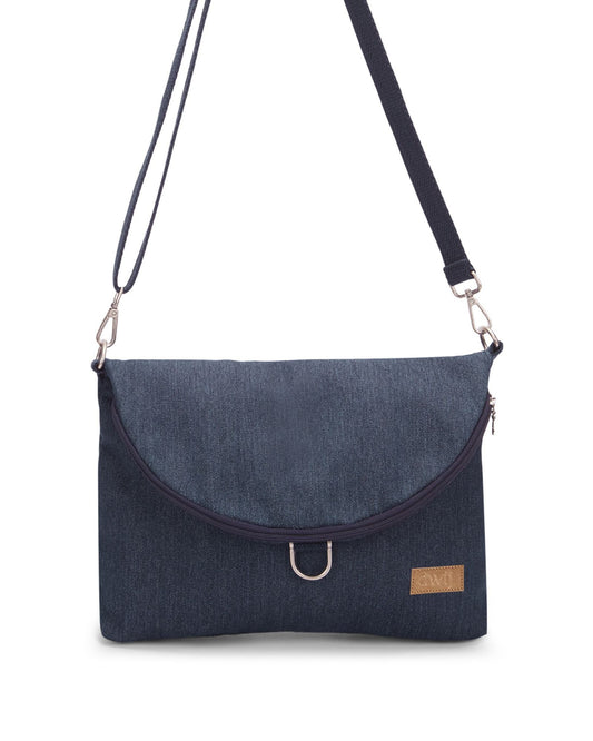 Upcycled Eco friendly Denim Jeans Blue Wonder Tote Bag - Dwij - 