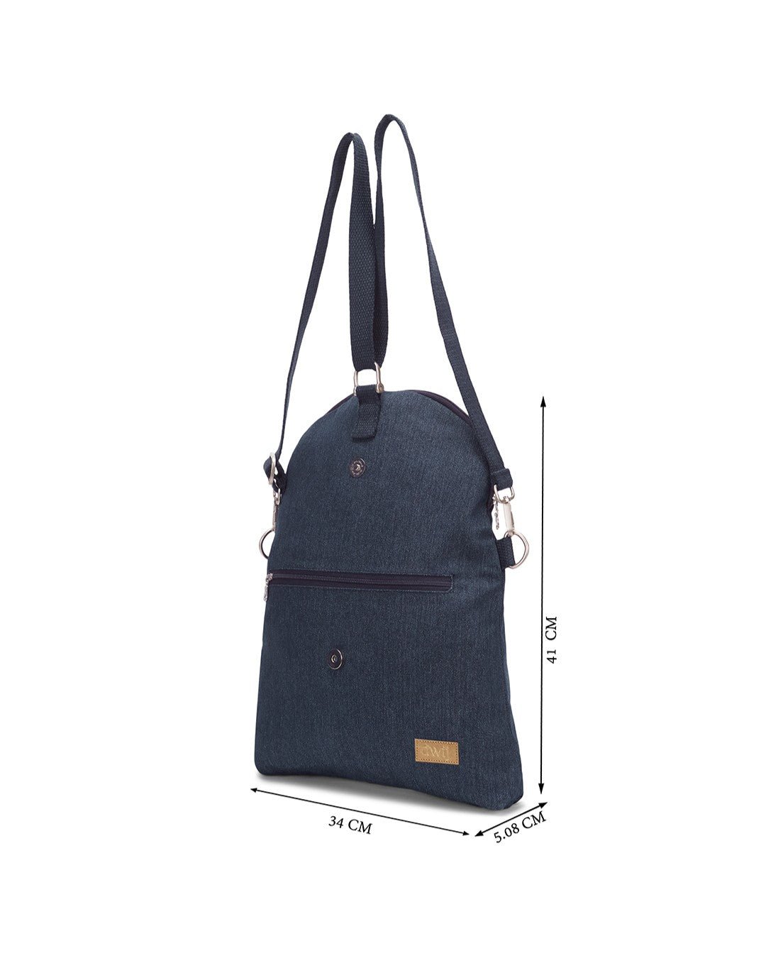 Upcycled Eco friendly Denim Jeans Blue Wonder Tote Bag - Dwij - 