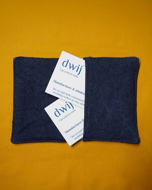 Upcycled Eco friendly Office Business Card Credit Card Holder - Dwij