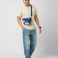 Upcycled Eco friendly Patched Fanny pack/Waist Pouch - Dwij - 