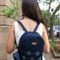 Kantha Hand Embroidered Denim Mini Travel Backpack
