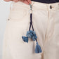 Upcycled Hancrafted Jeans Keychain Holder - Dwij - 