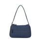 Upcycled Hand Embroidered Daisy Denim Baguette Bag (Large) - Dwij -