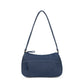 Upcycled Hand Embroidered Daisy Denim Baguette Bag (Small) - Dwij -