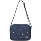 Upcycled Hand Embroidered Daisy Woman Crossbody Sling Bag - Dwij -
