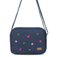 Upcycled Hand Embroidered Daisy Woman Crossbody Sling Bag - Dwij -