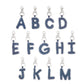Upcycled Hand Embroidered Jeans Letter Charm - Dwij - 