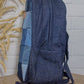 Upcycled Handcrafted Blue Random Denim & Felt Travel Backpack - Dwij