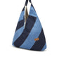 Upcycled Handcrafted Denim Jeans Blue Bento Tote Bag - Dwij - 