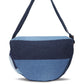 Upcycled Handcrafted Denim Jeans Blue Convertible Tote Bag - Dwij - 