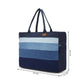 Upcycled Handcrafted Denim Jeans Ocean Laptop Tote - Dwij - 