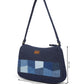 Upcycled Handcrafted Denim Jeans Patched Baguette Bag - Dwij - 
