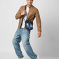 Upcycled Handcrafted Denim Jeans Patched Breakfree Sling - Dwij - 