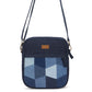 Upcycled Handcrafted Denim Jeans Patched Breakfree Sling - Dwij - 