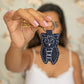 Upcycled Handcrafted Jeans Hedwig Keychain Holder - Dwij - 