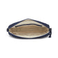 Upcycled Handcrafted Offbeat Striped 2 - in - 1 Wallet Sling Bag - Dwij - 