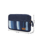 Upcycled Handcrafted Offbeat Striped 2 - in - 1 Wallet Sling Bag - Dwij - 