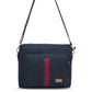 Upcycled Handcrafted Unisex Crossbody Office Sling Bag - Dwij - 